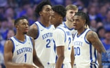 Kentucky's starters huddle during a game - Dr. Michael Huang, Kentucky Sports Radio