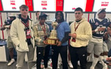 Mack Sutter, Ladarian Clardy, Shekai Mills-Knight and Jared Curtis