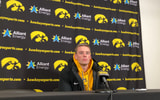 Payton Sandfort and Drew Thelwell preview Big Ten play. (Photo by Kyle Huesmann)