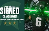 Michigan State CB commit Aydan West.