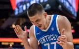 Kentucky Wildcats guard Kerr Kriisa - Stephen Brashear, Imagn Images