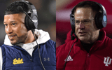 Notre Dame HC Marcus Freeman, Indiana HC Curt Cignetti