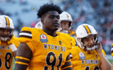 Wyoming DT Jaden Williams - Mark J. Rebilas, Imagn Images