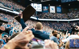 Kentucky head coach Mark Pope introduced to the Rupp Arena crowd, via Aaron Perkins, KSR