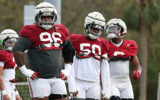 Alabama DL Tim Keenan and Tim Smith