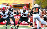 Michigan Wolverines football has landed Ferris State offensive line transfer Lawrence Hattar. (Photo by Lawrence Hatter / Opendorse)