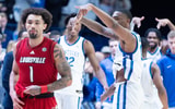 Kentucky Wildcats celebrate their 93-85 win over Louisville Cardinals on Saturday, Dec. 14, 2024 at Rupp Arena in Lexington, Ky. - © Clare Grant/Courier Journal / USA TODAY NETWORK via Imagn Images