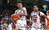 South Carolina women's basketball stars Te-Hina Paopao and Sania Feagin. Photo by: Katie Dugan | GamecockCentral