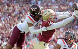 Virginia Tech transfer Mansoor Delane will boost LSU's secondary room right away (Photo: Mansoor Delane, Virginia Tech - © Melina Myers-Imagn Images)