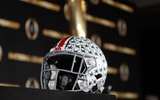Ohio State helmet by Mick Walker -- Lettermen Row --