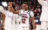 South Carolina women's basketball player MiLaysia Fulwiley during the LSU game on Jan. 24, 2025 (Katie Dugan | GamecockCentral.com)