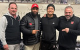 2026 RB Brian Bonner with Nebraska head coach Matt Rhule