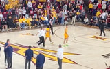 Bobby Hurley and Tommy Lloyd after Arizona vs. Arizona State