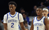 Jaxson Robinson (left) and Lamont Butler - Dr. Michael Huang, Kentucky Sports Radio