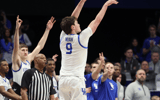 Kentucky freshman Trent Noah shoots a three vs. South Carolina - Dr. Michael Huang, Kentucky Sports Radio