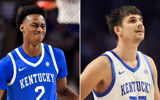 Photos of Jaxson Robinson (left) and Kerr Kriisa via Imagn Images and Kentucky Sports Radio