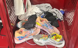 Trent Noah's locker at Harlan County has ermained untouched (Photo provided by Kyle Jones)