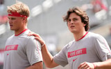 Ohio State QBs Lincoln Kienholz and Julian Sayin