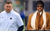 Former Notre Dame DC Al Golden and ESPN analyst Desmond Howard