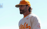 Tennessee baseball coach Tony Vitello. Credit: Angelina Alcantar/News Sentinel / USA TODAY NETWORK via Imagn Images
