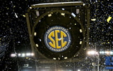 The SEC logo at the SEC Tournament at Bridgestone Arena - Photo by Dr. Michael Huang, Kentucky Sports Radio