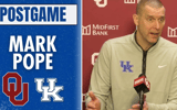 Mark Pope (and Brandon Garrison's son) discuss Kentucky's win over Oklahoma