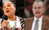 South Carolina HC Dawn Staley, Texas HC Vic Schaefer