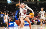 South Carolina Gamecocks forward Chloe Kitts during an NCAA women's basketball game against the Kentucky Wildcats at Colonial Life Arena in Columbia, S.C., on March 2, 2025. (Katie Dugan/GamecockCentral.com)