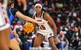 South Carolina Gamecocks guard Raven Johnson in action against the Kentucky Wildcats on March 2, 2025. (Katie Dugan/GamecockCentral.com)
