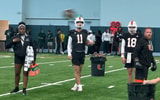 Carson Beck Miami spring practice March 3