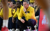 Michigan Wolverines head coach Dusty May watches as his team against the Illinois Fighting Illini in the second half at Crisler Center. Mandatory Credit: Lon Horwedel-Imagn Images