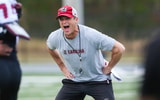 Shane Beamer during Gamecock football practice (Photo: Katie Dugan | GamecockCentral.com)