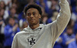 Jaxson Robinson is honored on Senior Night at Rupp Arena - Photo by Dr. Michael Huang, Kentucky Sports Radio