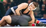 Penn State wrestler Luke Lilledahl. (© Dan Rainville / USA TODAY NETWORK via Imagn Images)