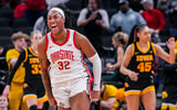 Cotie McMahon Ohio State Iowa rivalry
