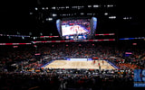 A wide shot of Bridgestone Arena during the SEC Tournament - Dr. Micheal Huang, Kentucky Sports Radio