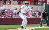South Carolina Gamecocks outfielder Evan Stone during an NCAA baseball game against the Oklahoma Sooners at Founders Park in Columbia, S.C., on March 16, 2025. (Katie Dugan/GamecockCentral.com)