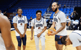 Johni Broome, Tahaad Pettiford, Denver Jones (Photo by Auburn Athletics)