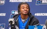 Kentucky guard Otega Oweh during a press conference at the NCAA Tournament - Mont Dawson, Kentucky Sports Radio