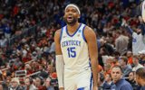Ansley Almonor celebrates Kentucky's win over Illinois in the NCAA Tournament - Mont Dawson, Kentucky Sports Radio