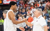 Dylan Cardwell and Bruce Pearl