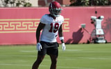 USC safety Bishop Fitzgerald during a spring practice with the Trojans