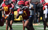 USC running back Bryan Jackson during a spring practice with the Trojans