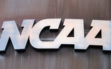 NCAA logo - © Michelle Pemberton/IndyStar / USA TODAY NETWORK via Imagn Images