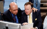 ESPN announcers Mike Patrick and Dick Vitale