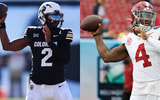 Colorado QB Shedeur Sanders and Alabama QB Jalen Milroe