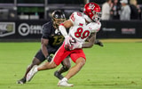 Utah Utes wide receiver Zacharyus Williams (89) catches a pass as UCF Knights defensive back Ladarius Tennison (13) moves in during the second half at FBC Mortgage Stadium