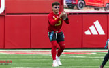 Dylan Raiola in Women's Flag football game
