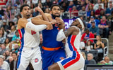 Pistons Knicks foul call controversy Hardaway