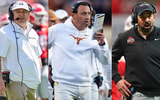 Georgia HC Kirby Smart, Texas HC Steve Sarkisian, Ohio State HC Ryan Day